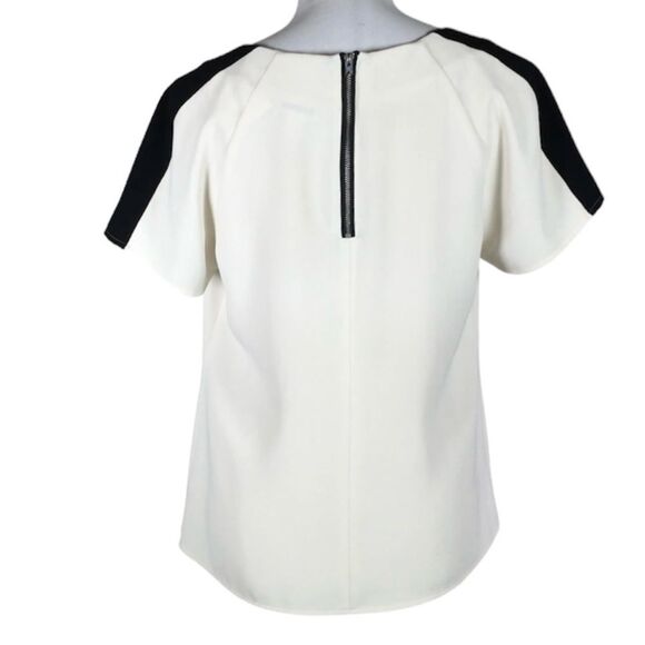 Calvin Klein Color Block Shoulder Blouse - Picture 3 of 14